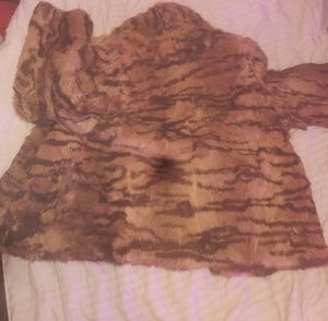 Vintage 1980 animal print polo norte coat